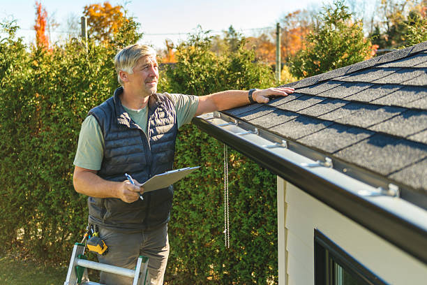 Professional Flat Roof Repair technician working in Pearl River, MS